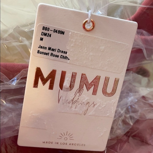 Show Me Your Mumu Jenn Tie Back Chiffon Gown - Picture 7 of 13